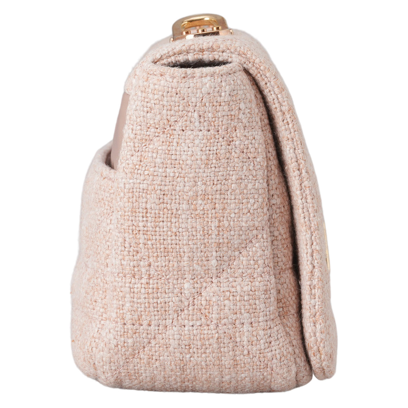 CHRISTIAN DIOR(USED)디올 트위드 카로 백 미듐